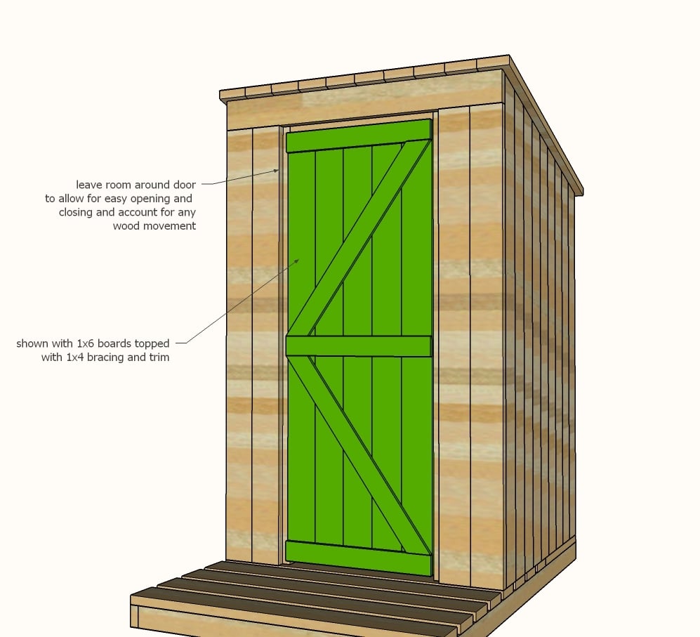 Outhouse Plan For Cabin Ana White